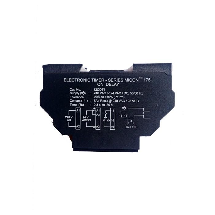 Timer ON DELAY 240 VAC/ 24VAC/DC, 1C/O 12ODT4 và Timer Off Delay