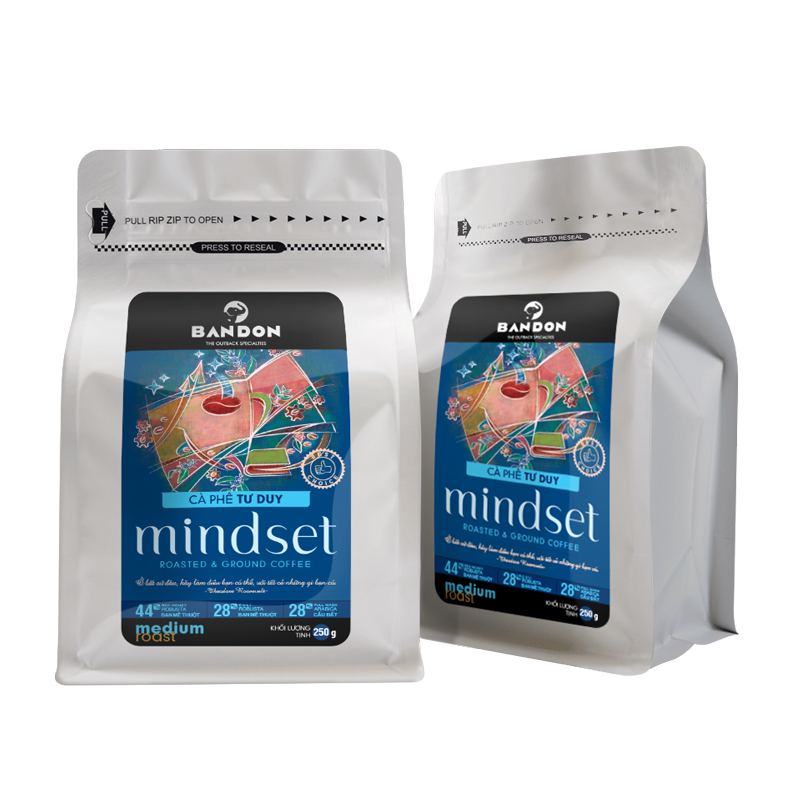 Mật ong chín Honimore Hoa Nhãn Cổ Thụ 5000g + Cà phê rang xay nguyên chất mộc sạch Bandon Mindset 250g