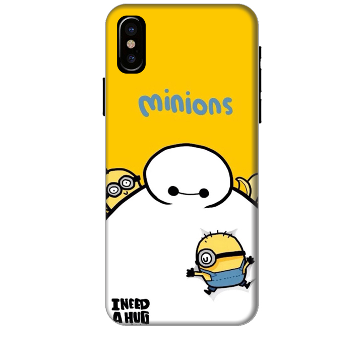 Ốp lưng dành cho điện thoại IPHONE X hinh Big Hero Minions