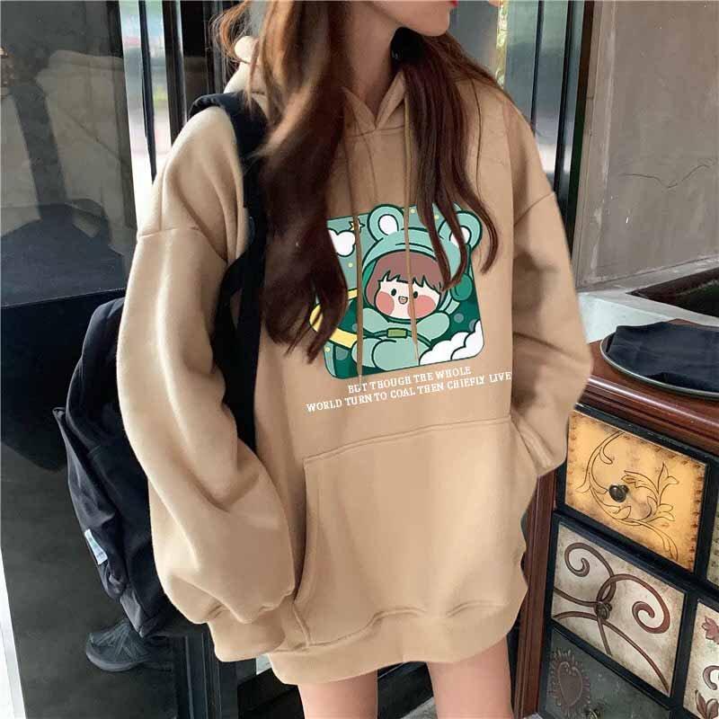 Áo hoodie nam nữ nỉ ngoại ulzzang unisex cặp đôi hàn quốc dày mịn chống nắng in hình phi hành gia