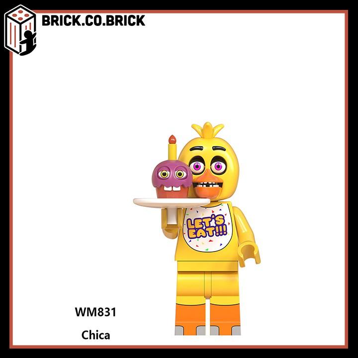 Đồ chơi Lắp ráp minifig Nhân vật Freddy trong tựa Game Hoạt hình Five Nights At Freddy's WM6074