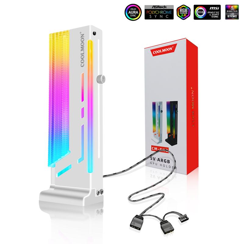 Coolmoon GPU Đồ họa hỗ trợ video Chân vị cho máy tính Case Aluminum Hợp kim Hợp kim