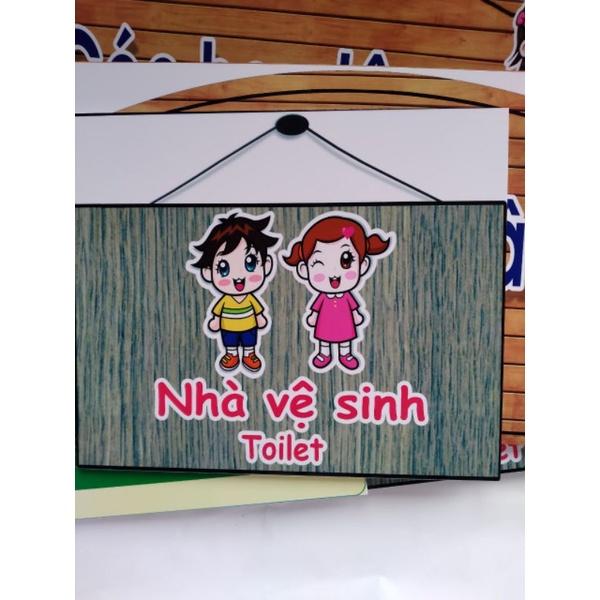 bảng fomex nhà vệ sinh