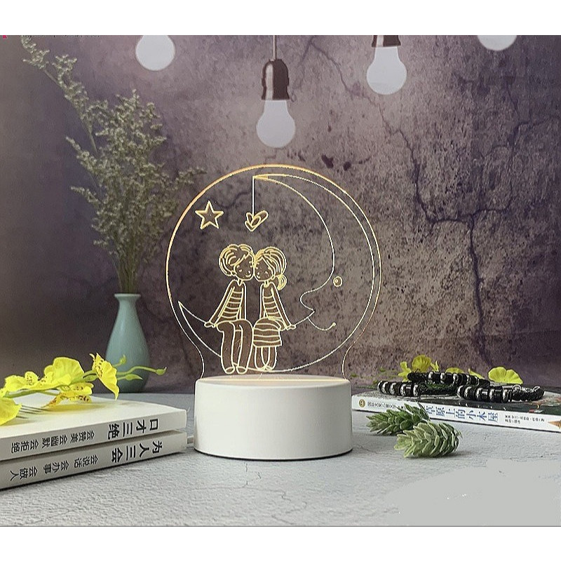 Đèn giáng sinh led sáng tạo 3D