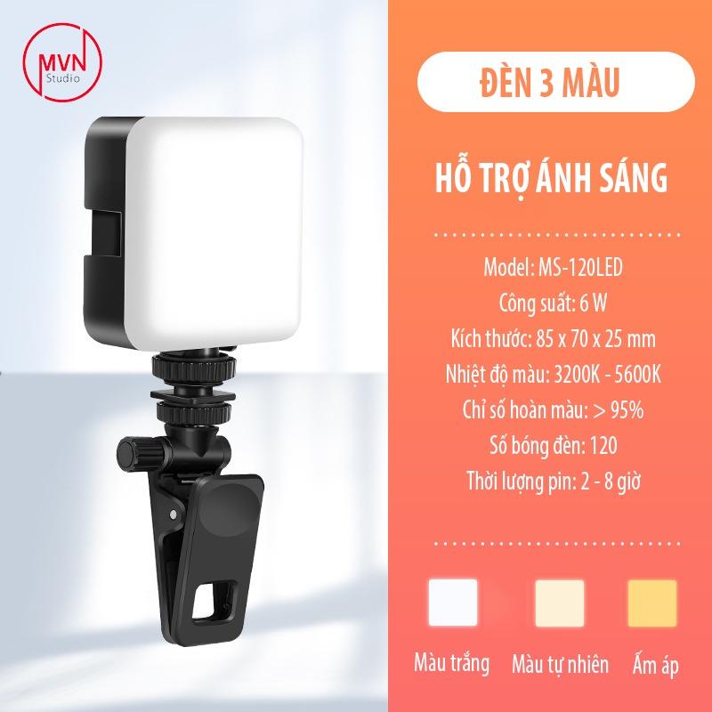 Đèn Led nhiều màu đa năng, đa hiệu ứng hỗ trợ quay video / chụp ảnh / phát sóng trực tiếp - MVN Studio