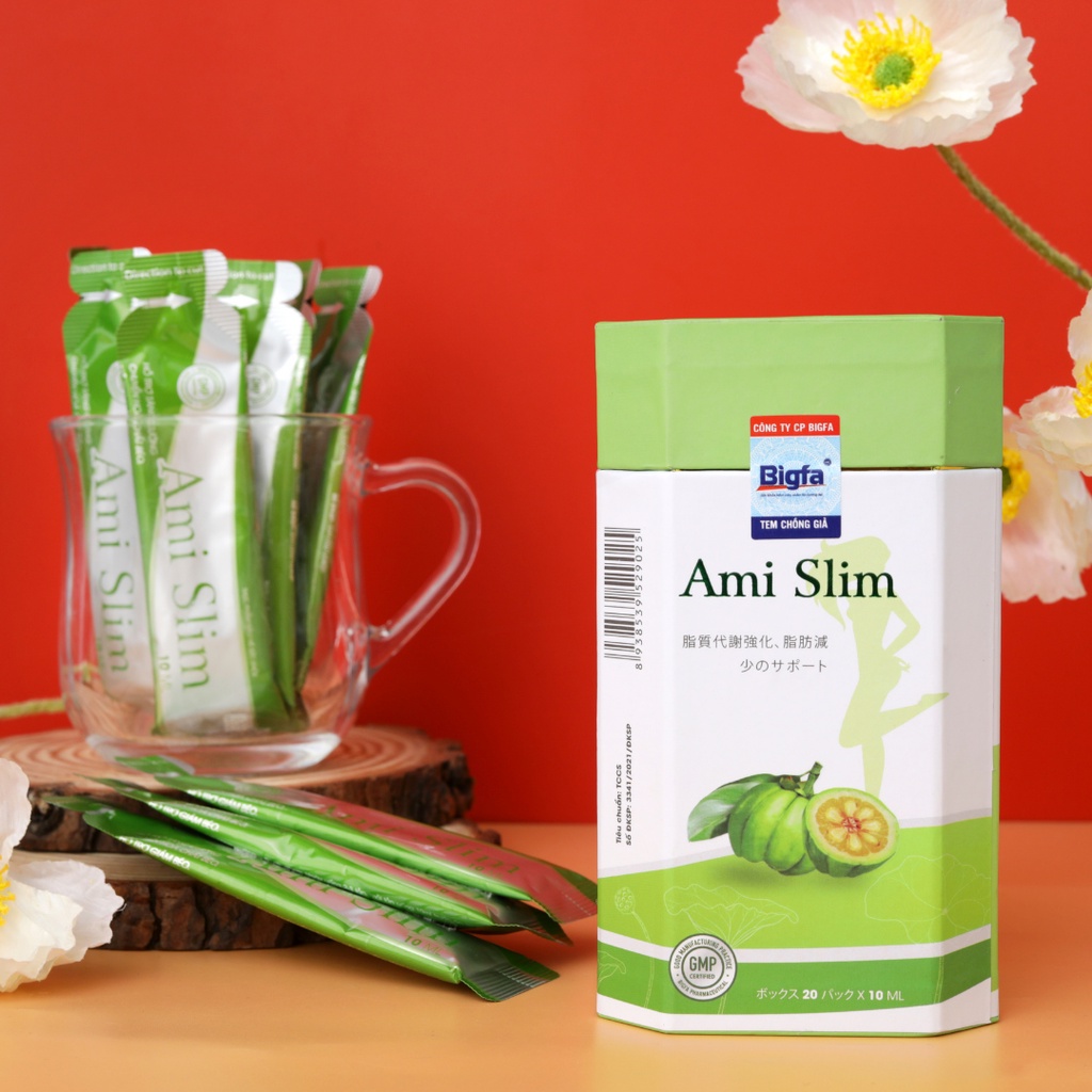 Thạch Ami Slim - Sản Phẩm Hỗ Trợ Ngăn Hấp Thụ Chất Béo &amp; Loại Bỏ Mỡ Thừa