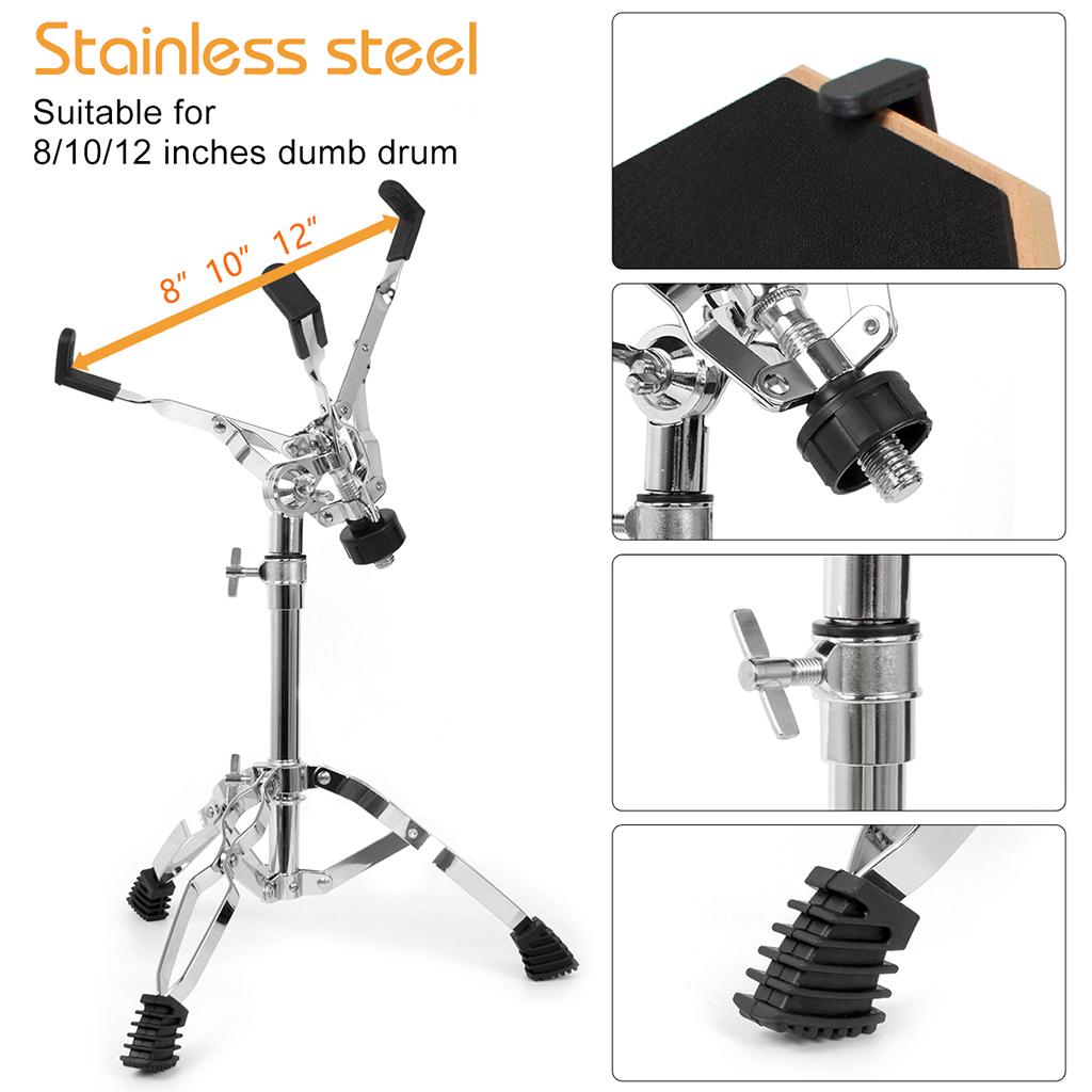Folding Drum Stand Support For Snare Dumb Drum Percussion Hardware Accessory