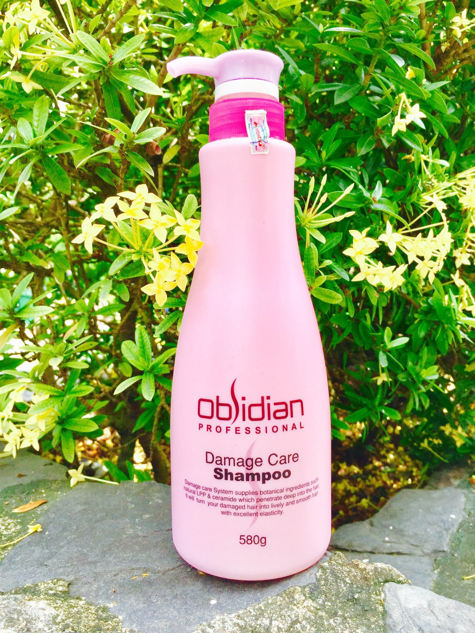 Dầu gội tái tạo tóc Obsidian Professional Damage Care Shampoo Hàn Quốc 580ml tặng kèm móc khoá