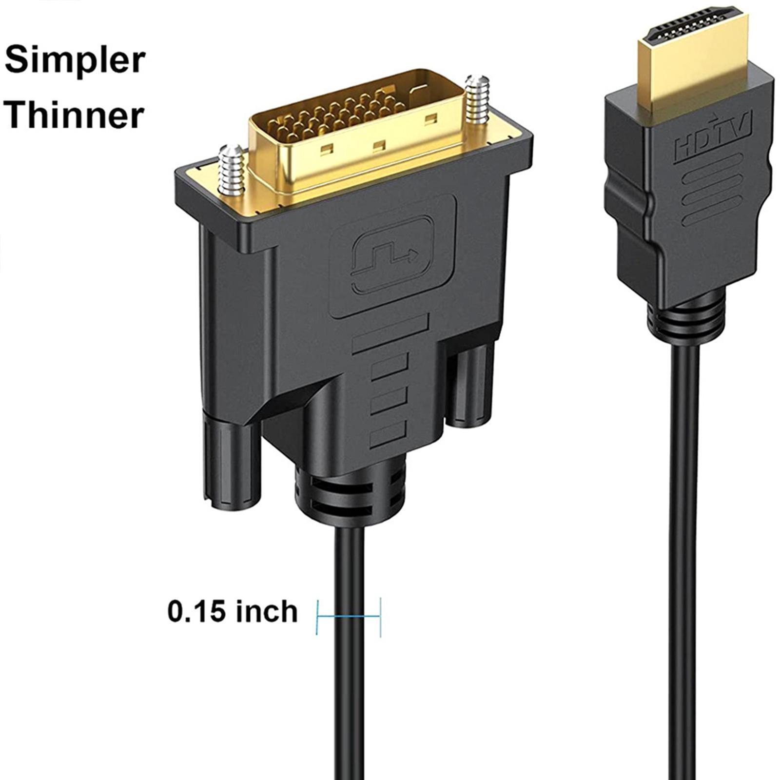 To   Adapter Cable   Male to -D Male for Desktops TV Monitors