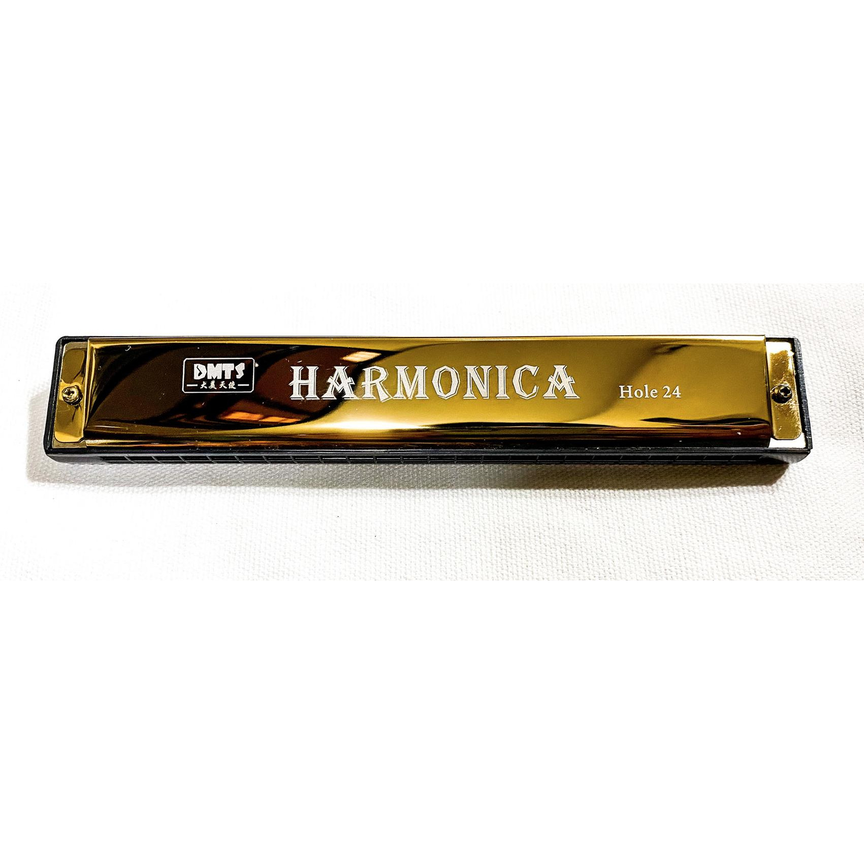 Kèn Harmonica PL 24 Lỗ Đủ Màu - Vàng