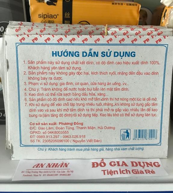 20 tấm keo dính ruồi - độ dính cao vô địch không độc hại Giá Rẻ