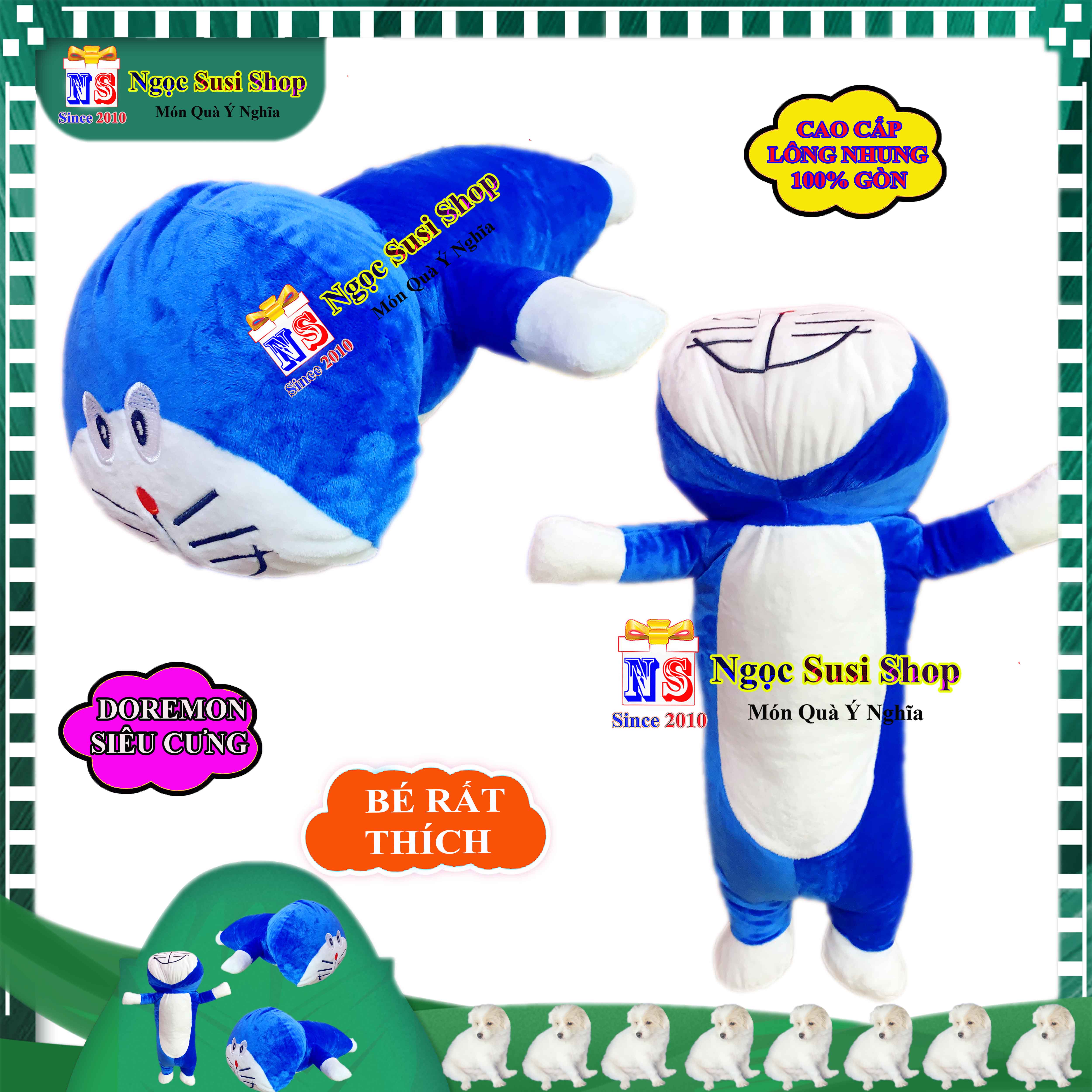 GỐI ÔM THÚ BÔNG DOREMON DORAEMON ĐÔRÊMON SIÊU MỀM MỊN DÀNH CHO BÉ YÊU ÔM NGỦ RẤT ĐẸP