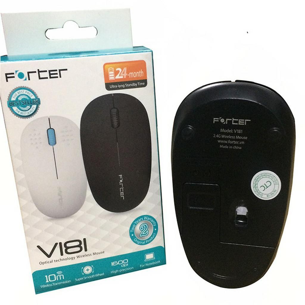 Chuột Không Dây Forter V181  sử dụng cho Laptop, Smart Tivi, Android Tivi Box - Hàng chính hãng