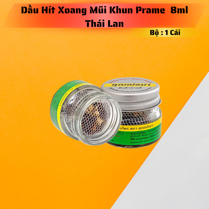 Dầu Hít Xoang Mũi Khun Prame 8ml Thái Lan