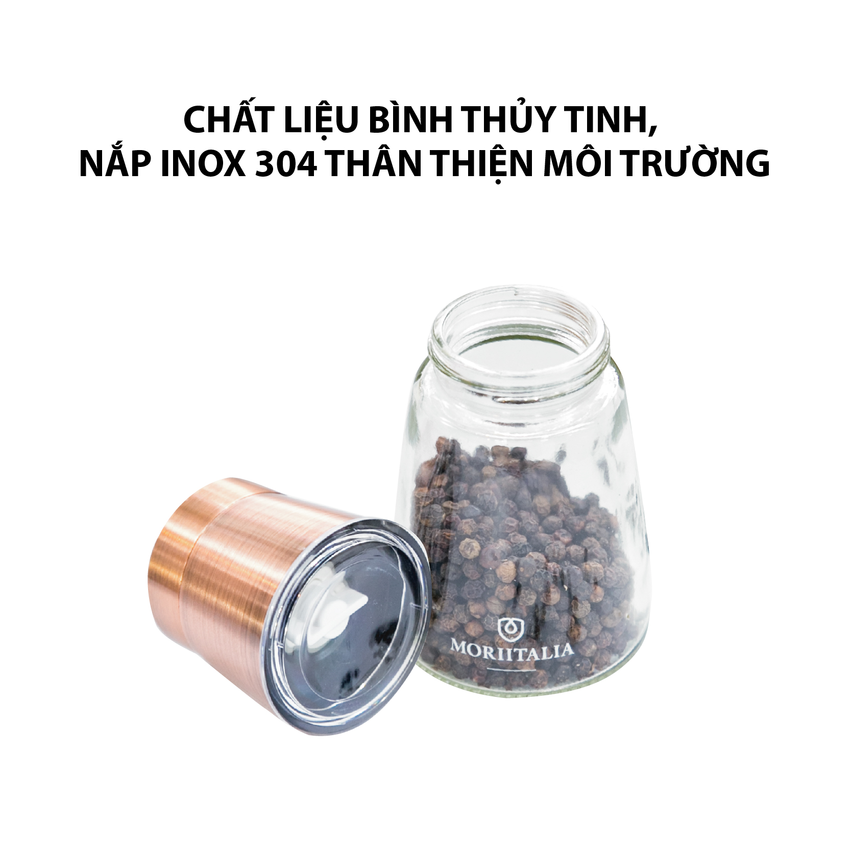 Dụng cụ xay tiêu cầm tay Moriitalia - 000860