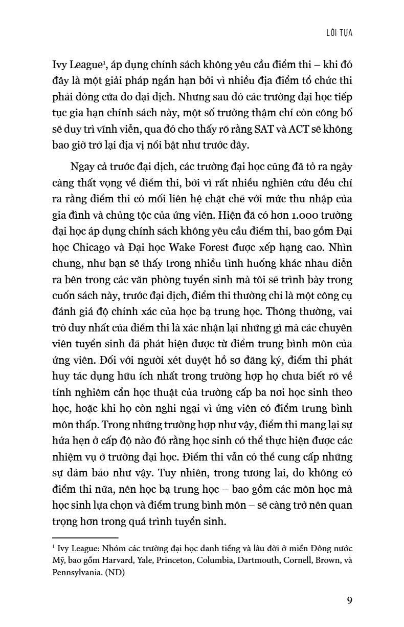 Vì Sao Họ Trúng Tuyển - Góc Nhìn Của Nhà Tuyển Sinh Đại Học