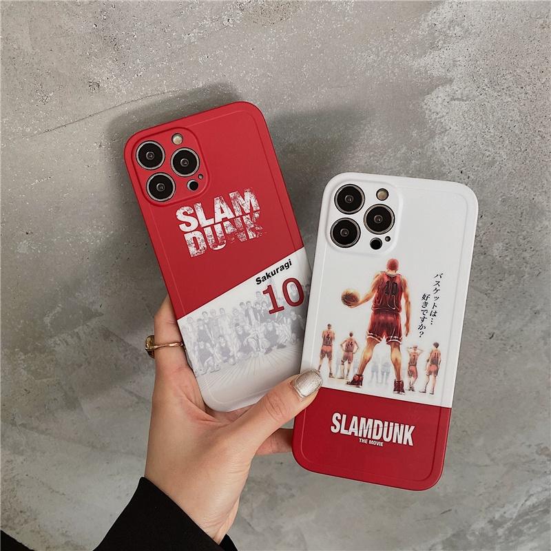 Ốp Lưng Silicon Cho Iphone 14 Pro Max / 14 Pro / 13 Pro Max / 12 Pro Max Họa Tiết Slam Dunk - Bum Store Galax Case