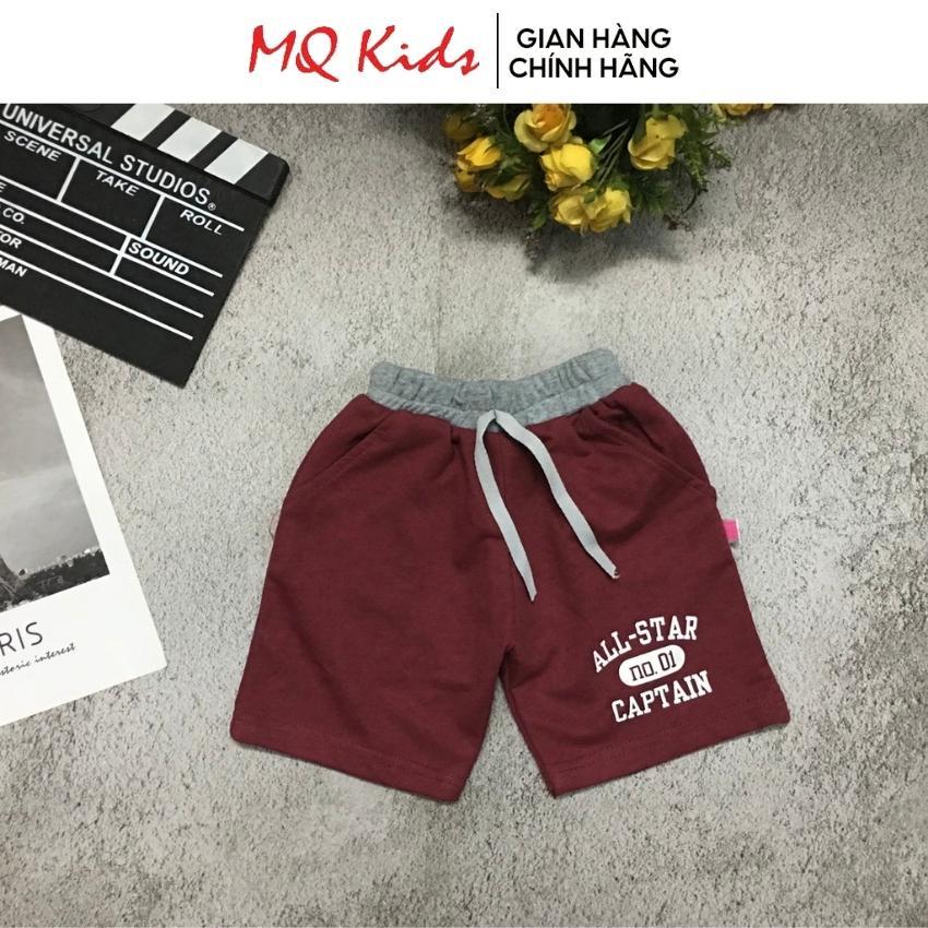Quần đùi lửng cho bé trai MQ kids ️ cotton da cá 100%