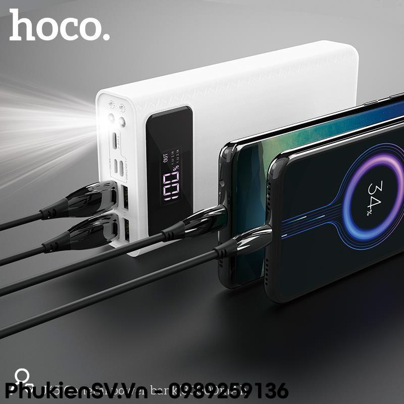 Sạc pin dự phòng Hoco J65 30.000 mAh - HÀNG CHÍNH HÃNG