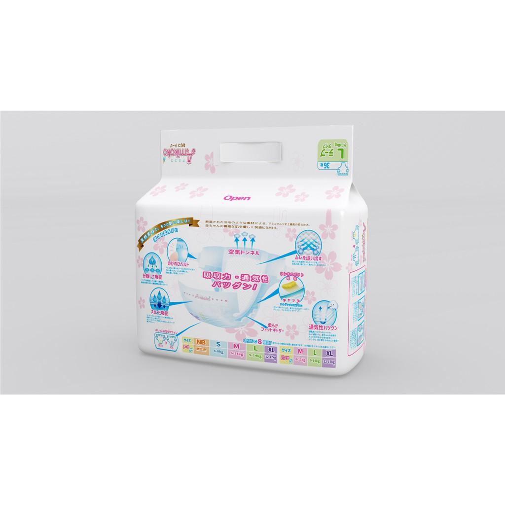 Bỉm - Tã dán Amikoko size L 36