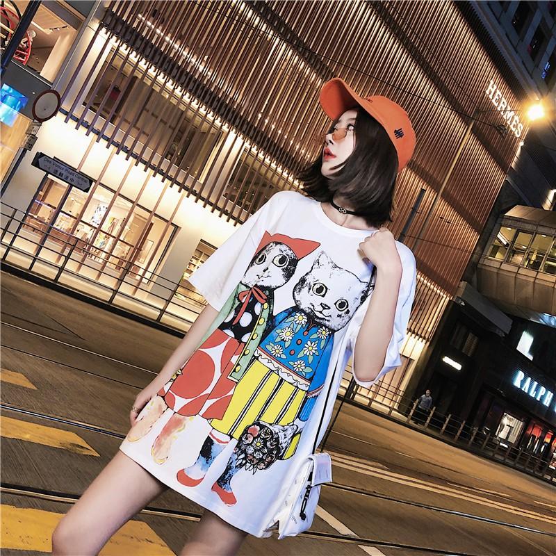 ÁO CON MÈO THUN TAY LỠ, PHÔNG RỘNG UNISEX FORM RỘNG ULZZZANG - KÈM ẢNH THẬT