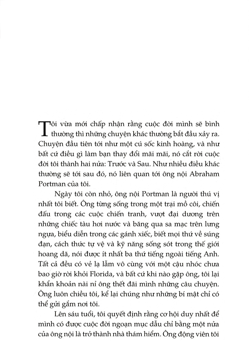 Trại Trẻ Đặc Biệt Của Cô Peregrine
