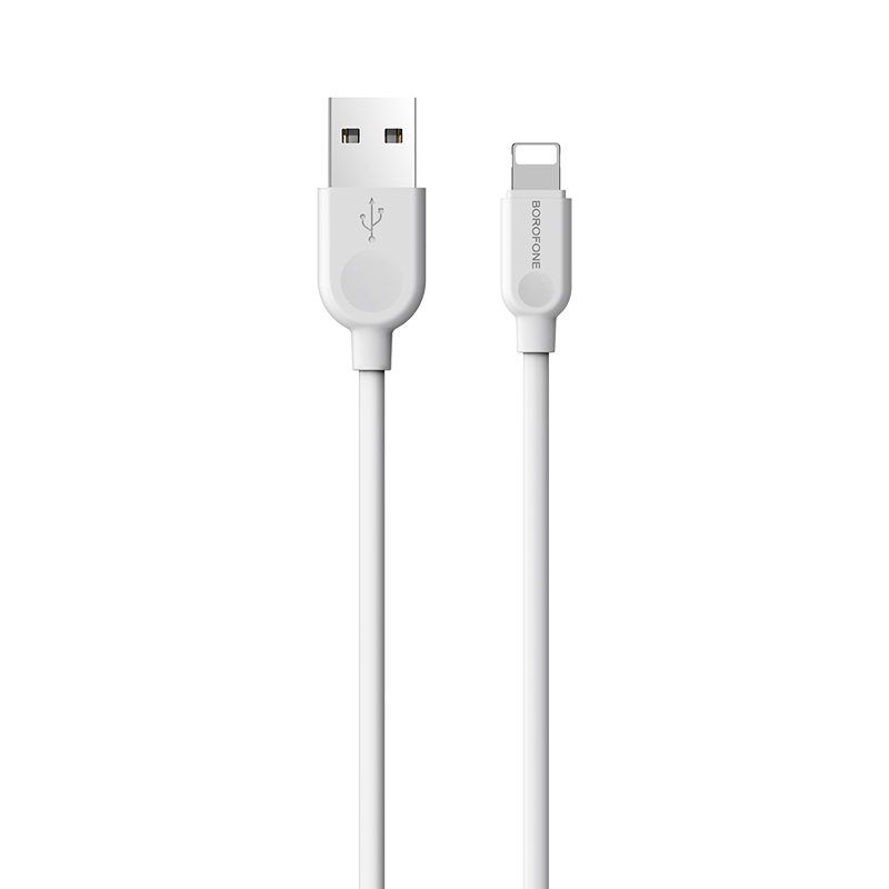 Cáp sạc lightning cho tất cả các điện thoại iphone và ipad, dài 1m, 2m, 3m Borofone BX14 - Hàng chính hãng