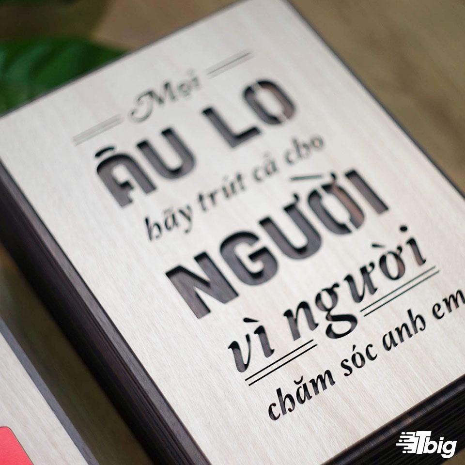 Tranh công giáo TBIG-CG002: Mọi âu lo hãy trút cả cho người vì người chăm sóc anh em 30x40cm