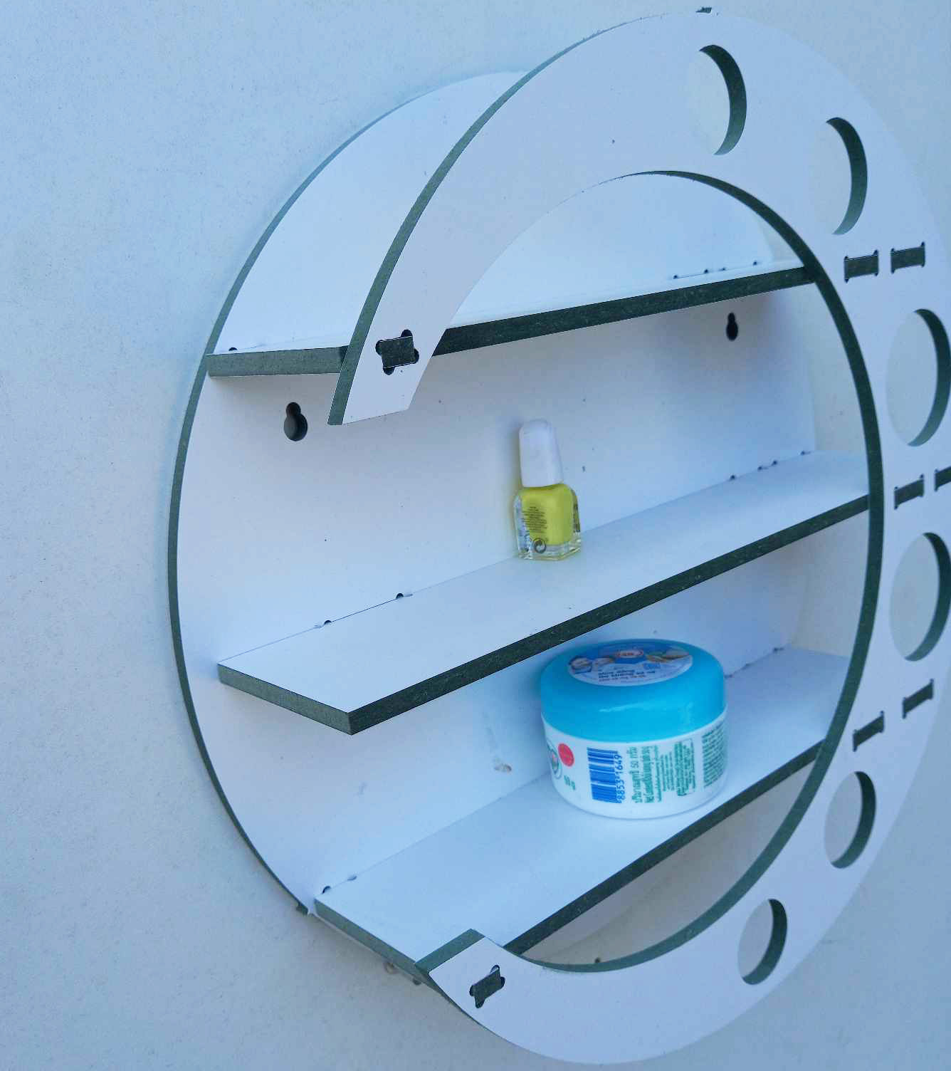 Kệ treo tường Decor trang trí hình trái tim, trăng khuyết, ngôi nhà, Sao