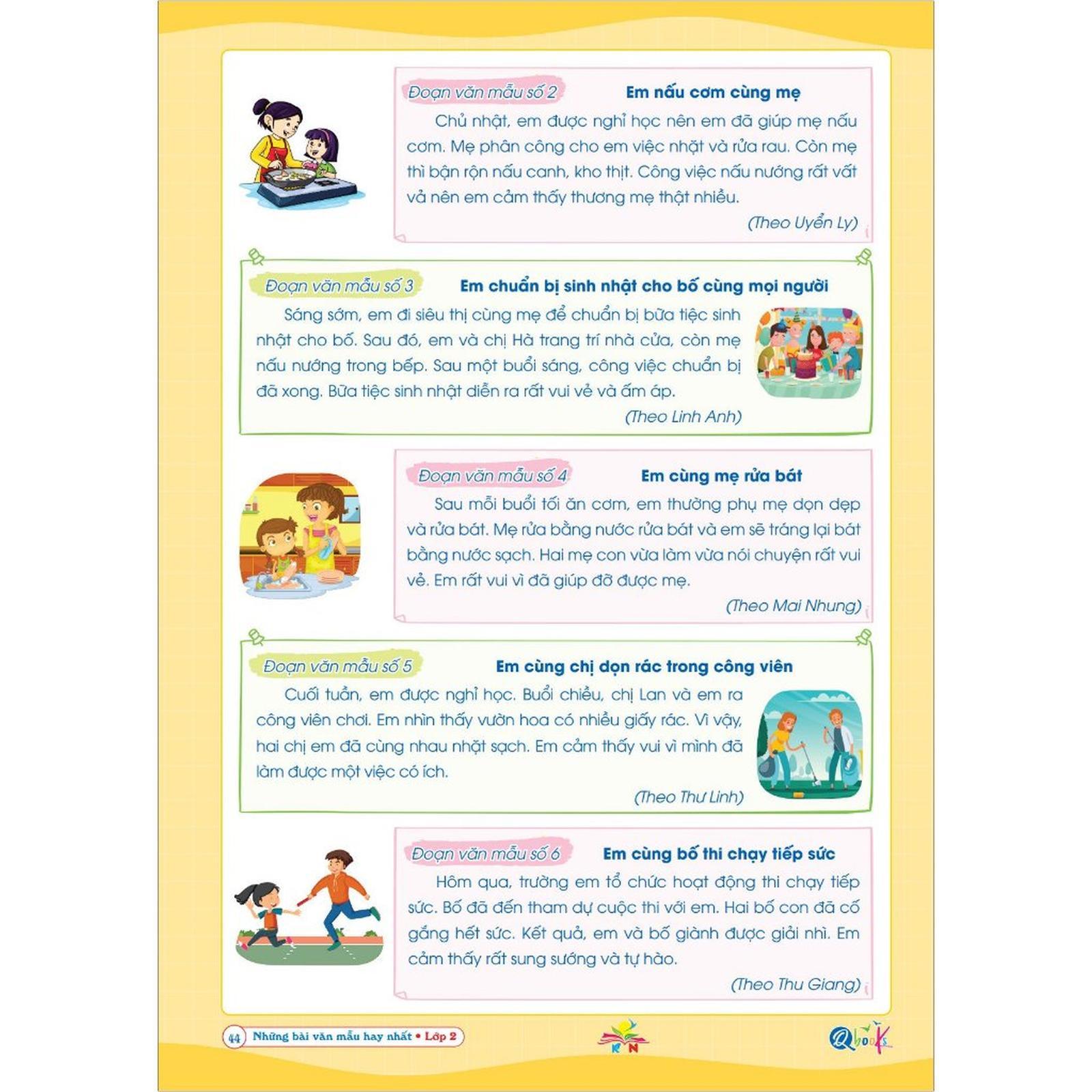 Những Bài Văn Mẫu Hay Nhất Lớp 2 - Kết Nối Tri Thức - Bản Quyền