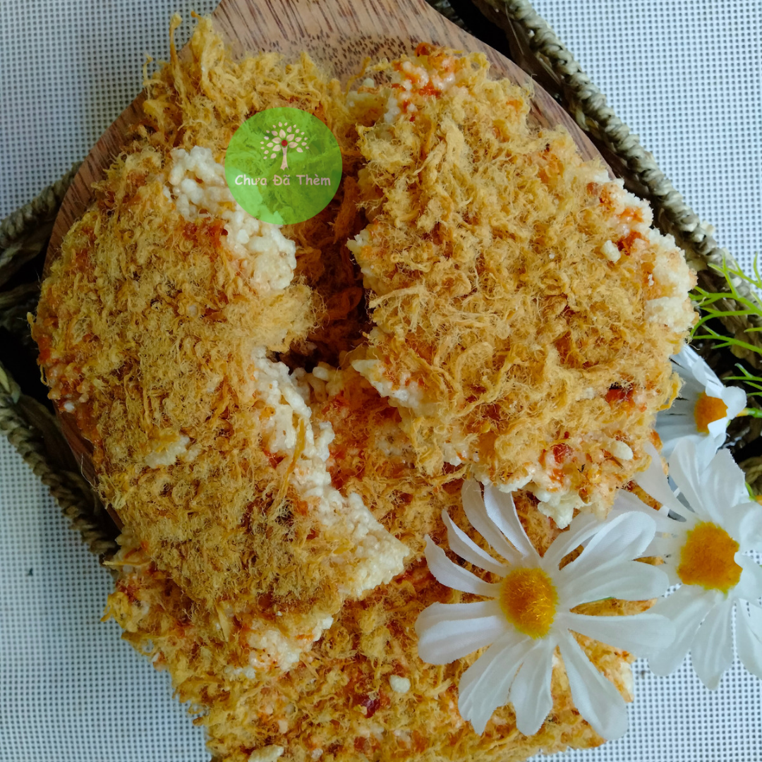 Cơm cháy 2 vị chà bông + mắm hành