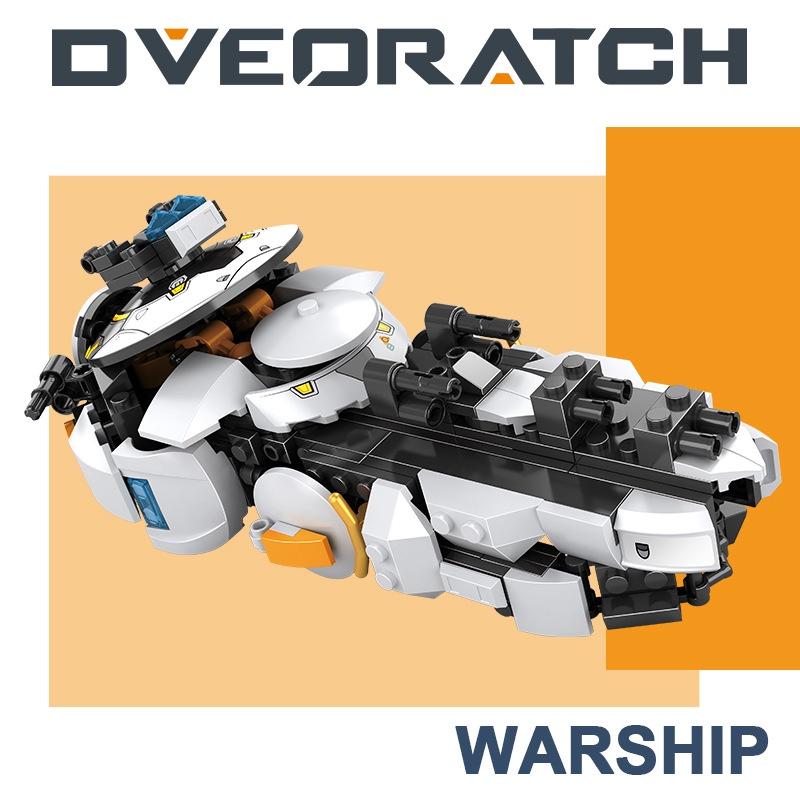 (227 pcs)Bộ Đồ chơi lắp ráp kiểu Lego Overwatch Robot Hamster Wrecking Ball model 50029