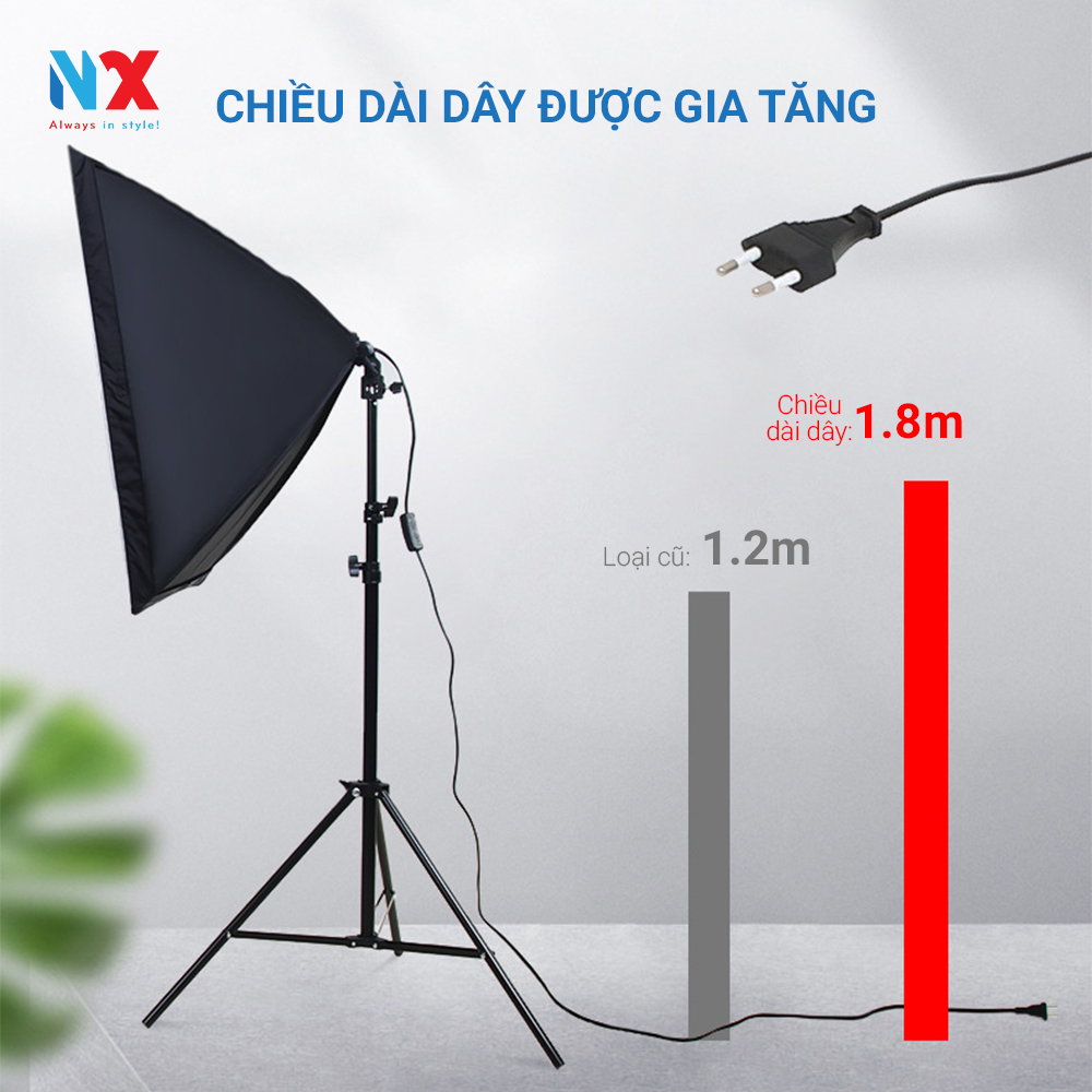 Bộ đèn studio điều chỉnh ánh sáng và nhiệt độ màu chụp ảnh, quay phim, Livestream chuyên nghiệp PARABOL - Softbox