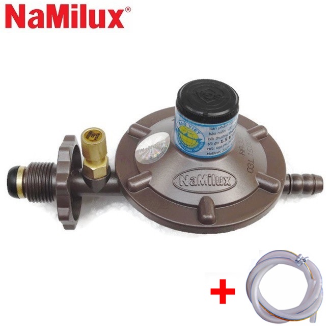 Bộ dây van ngắt gas tự động Namilux NA-337S - Dùng cho bình gas XÁM SP - Hàng chính hãng