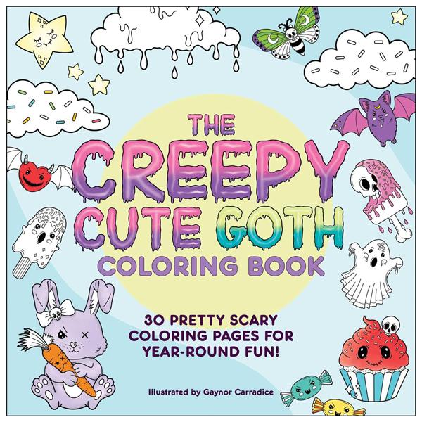 Sách ngoại văn: The Creepy Cute Goth Coloring Book