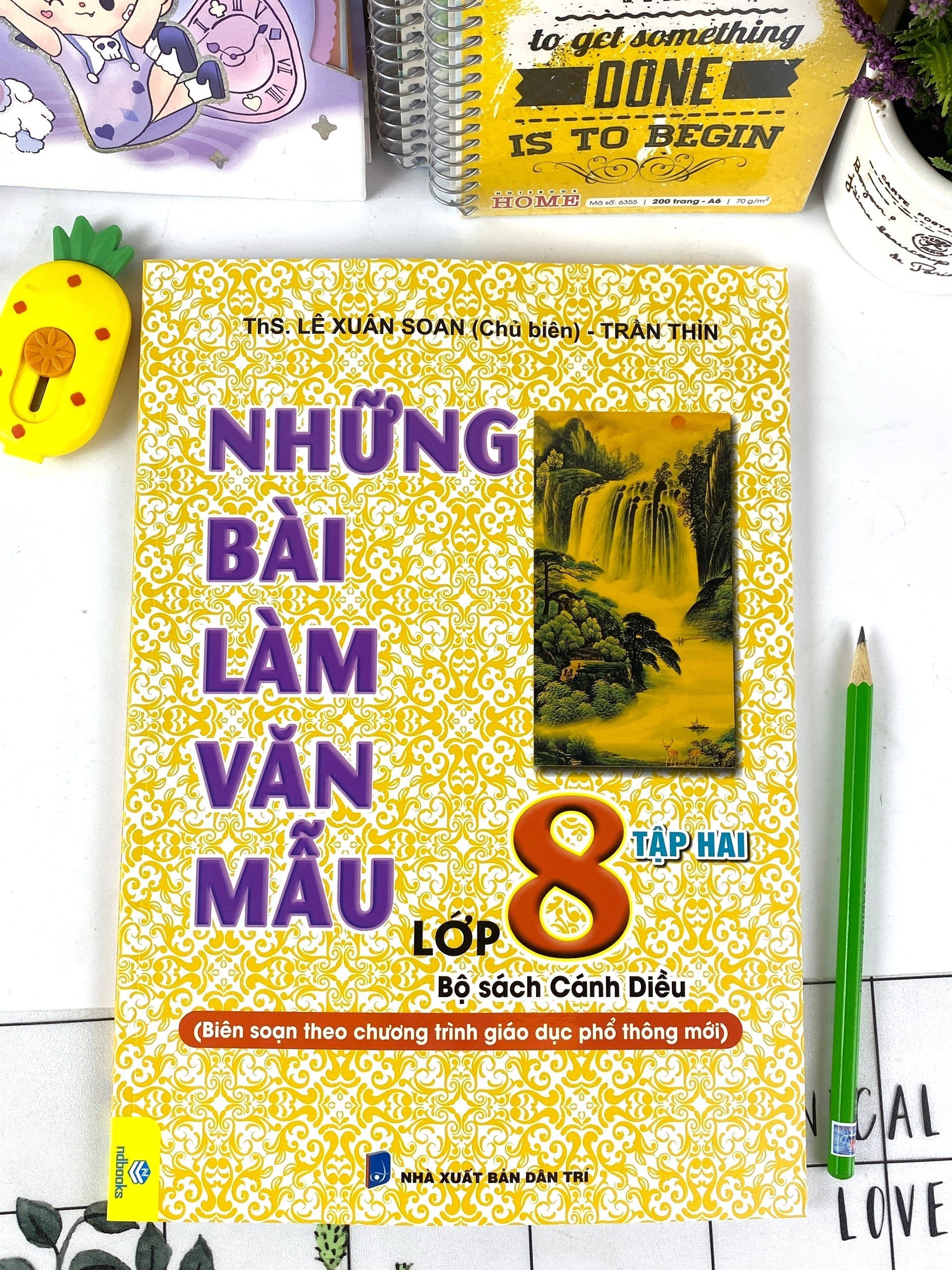 Sách - Combo 2 cuốn Những Bài Làm Văn Mẫu Lớp 8 - Cánh Diều - ndbooks