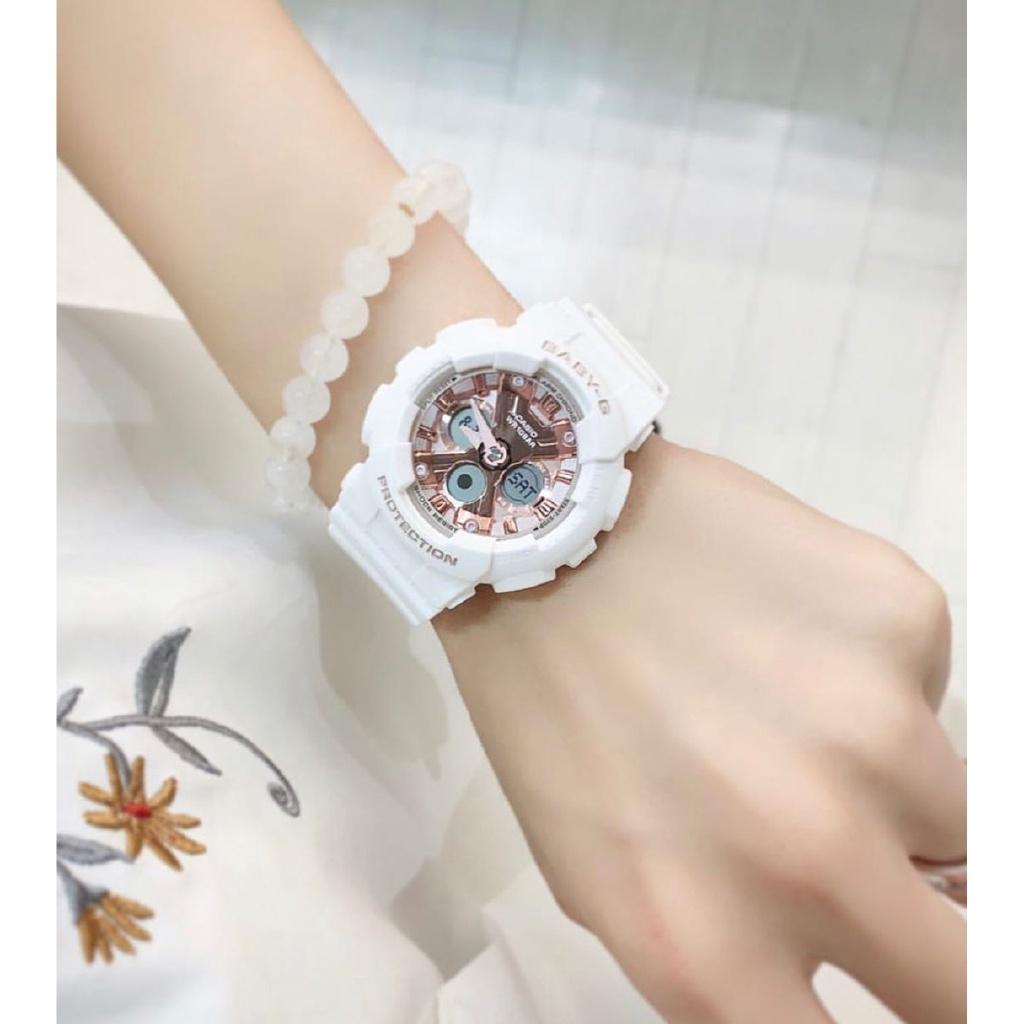 Đồng Hồ Nữ Dây Nhựa Casio Baby-G BA-130-7A1DR Chính Hãng - BA-130-7A1