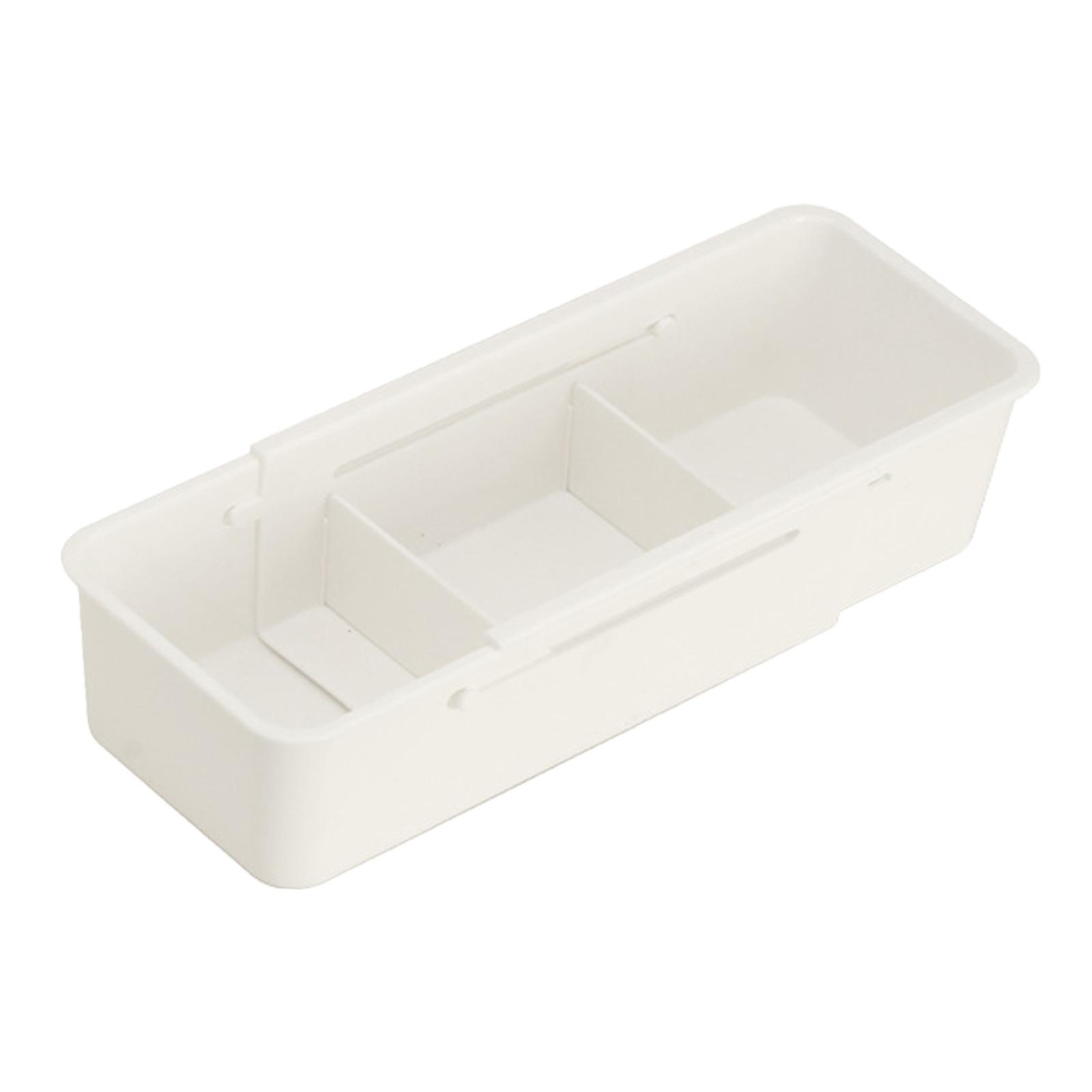 Desk Drawer Organizer Tray Retractable Storage Bin for Cabinet Office Vanity