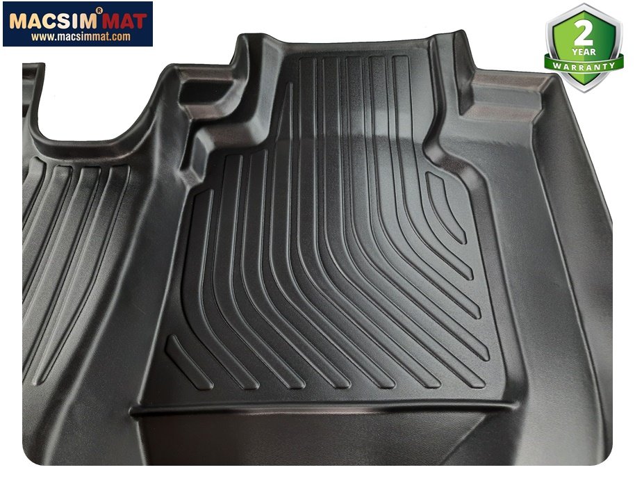 Thảm lót sàn xe ô tô Honda HRV (sd) 2016-nay Nhãn hiệu Macsim chất liệu nhựa TPE cao cấp màu đen