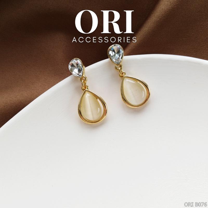 Khuyên tai nữ giọt nước Ciara sang trọng ORI ACCESSORIES B076