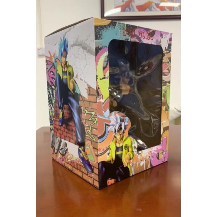 Mô Hình Dragon Ball - Goku Đường Phố Tóc Bạc Tóc Xanh