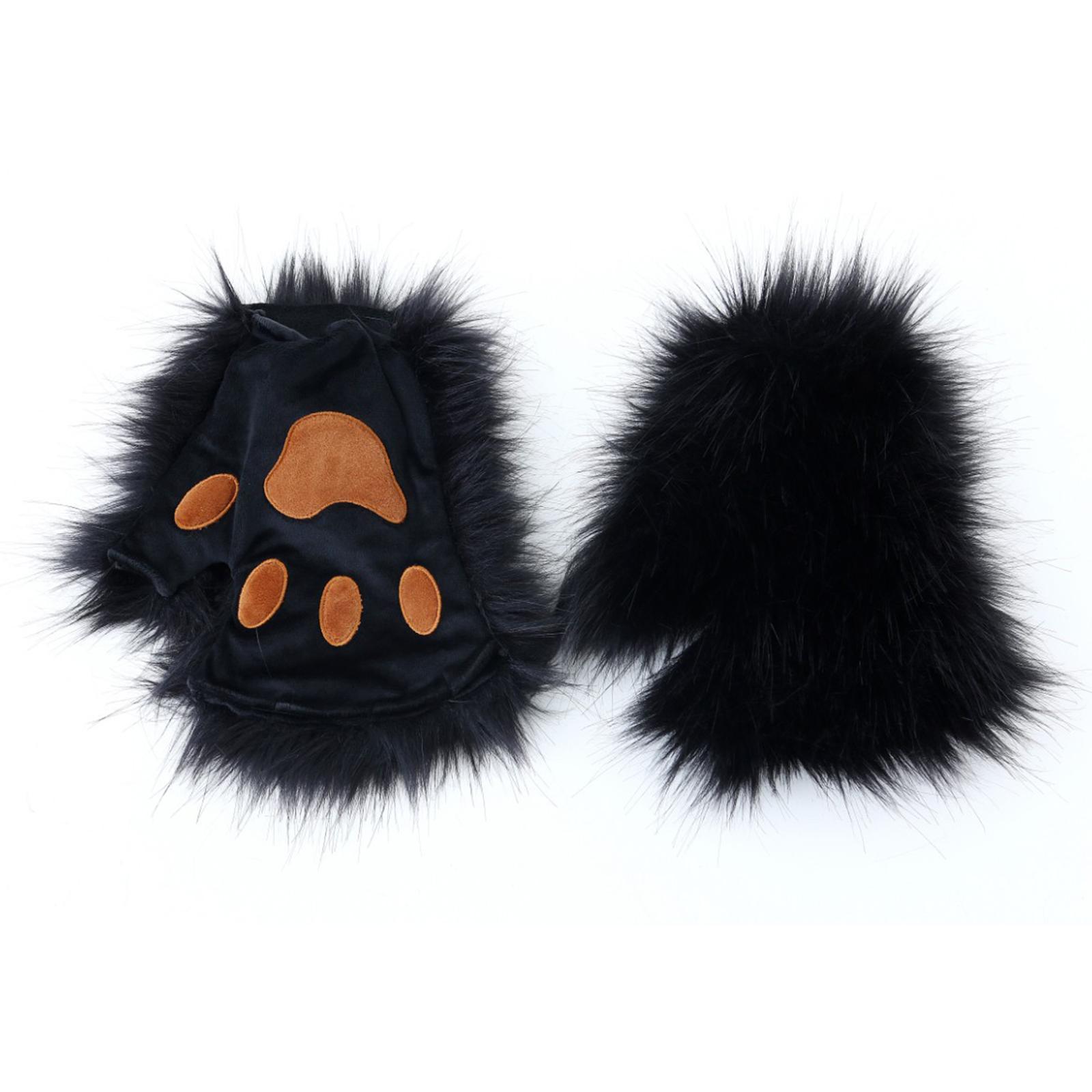 Fox Ears Tail Cosplay Props for Halloween Fancy Dress Parties Carnival