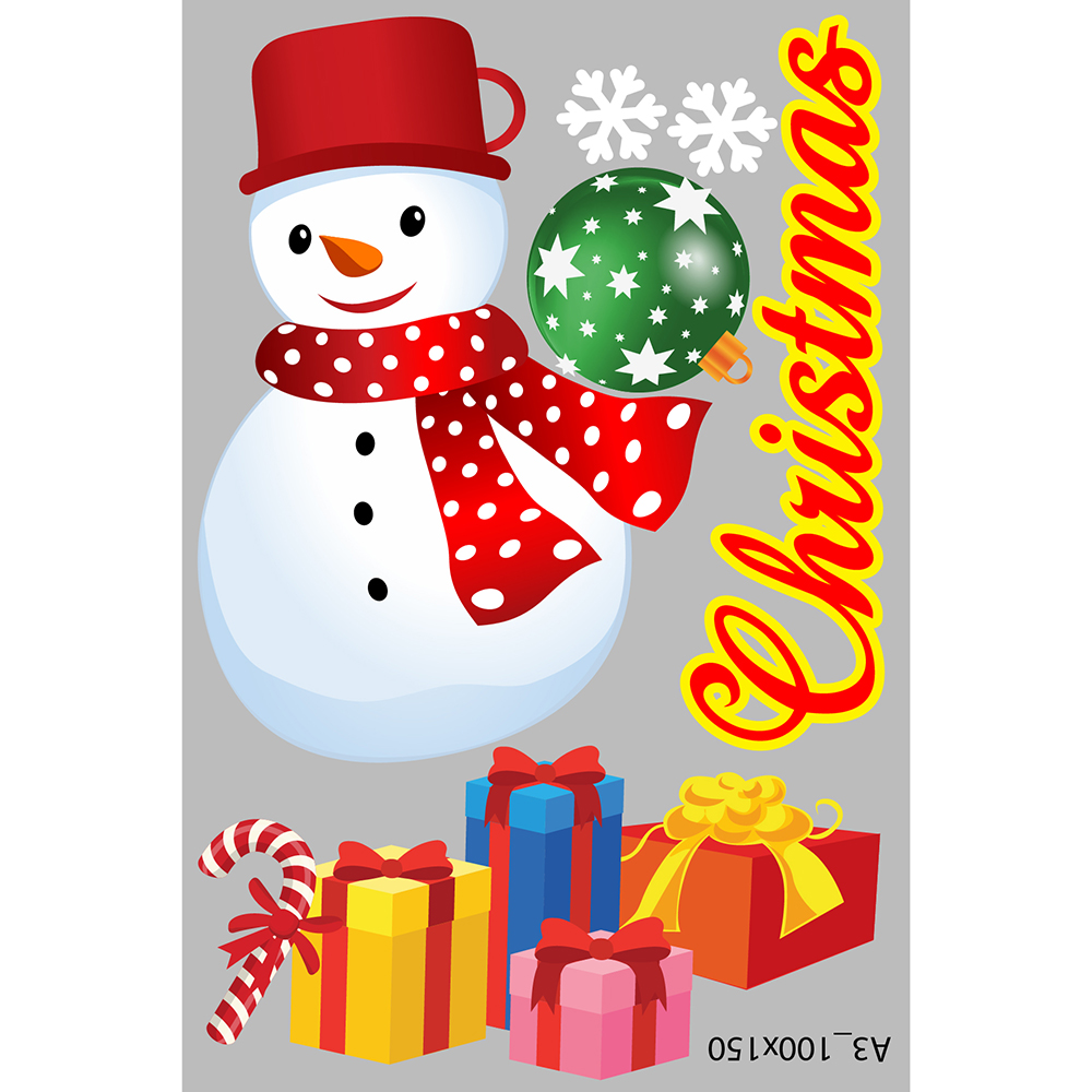 DECAL TRANG TRÍ NOEL 2021 COMBO SỐ 28