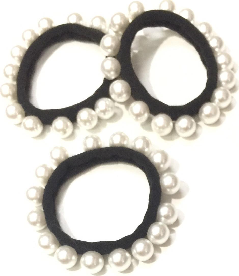 Chun tóc đính ngọc trai combo 3 cái