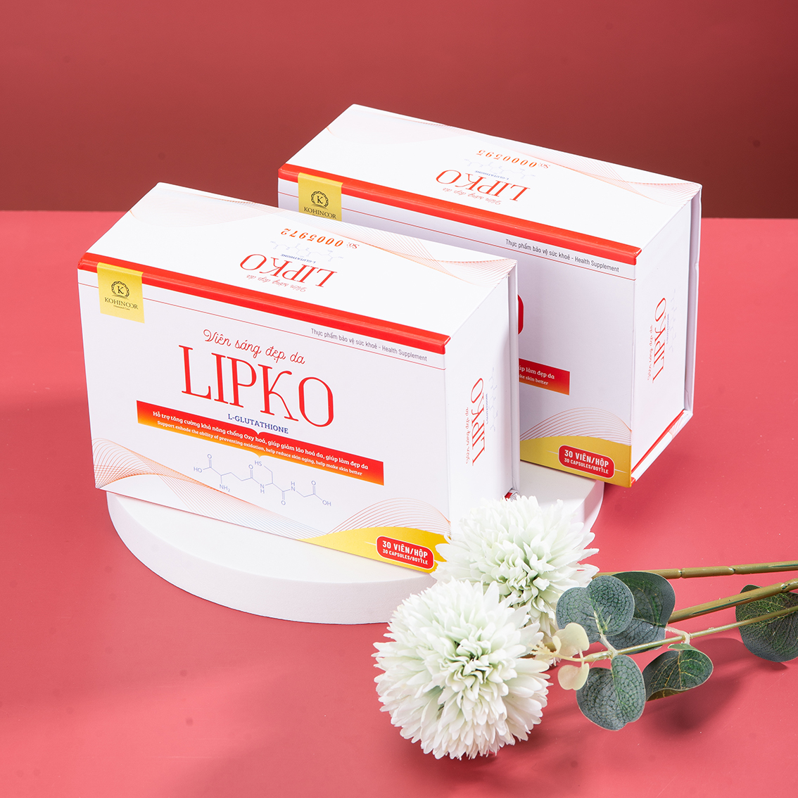 Viên uống trắng da LIPKO Kohinoor - Trắng da, sáng mịn