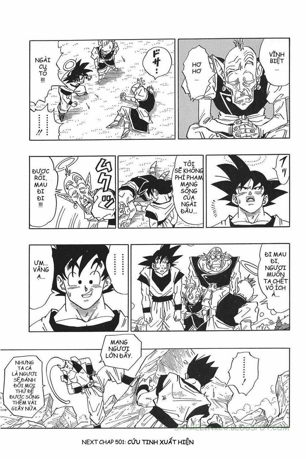 dragon ball - bảy viên ngọc rồng chapter 500 14