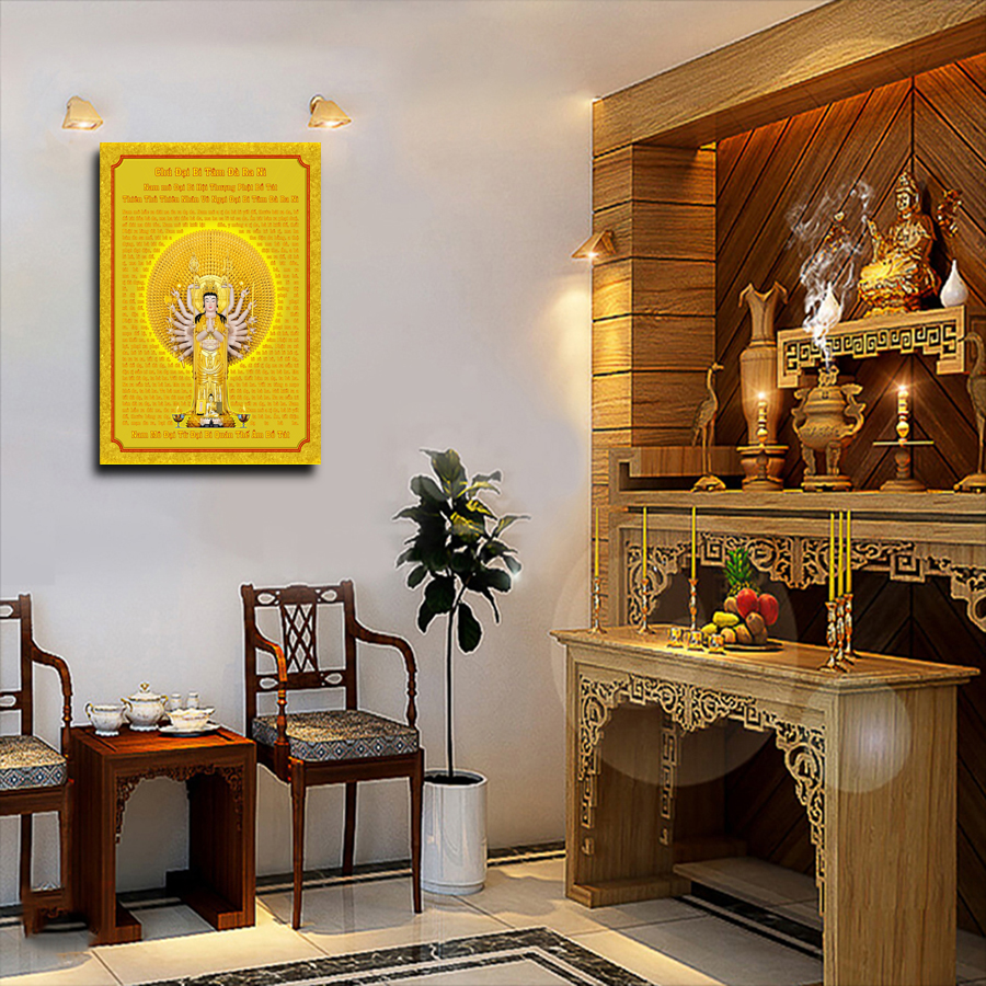 Tranh Phòng Thờ Chú Đại Bi