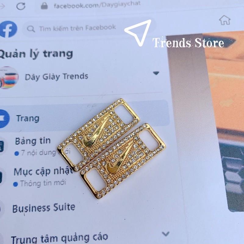 Lacetags Gold đính đá lấp lánh