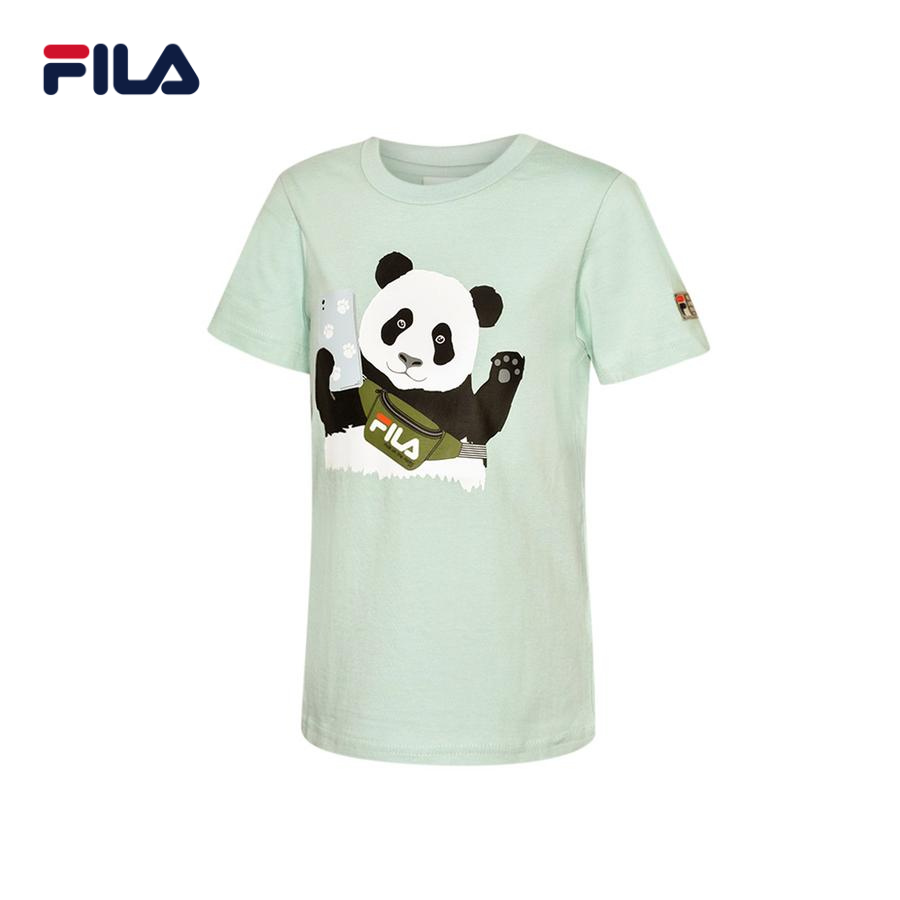 Áo thun tay dài cổ tròn trẻ em Fila Milk On The Rock - FK2RSD2M02X