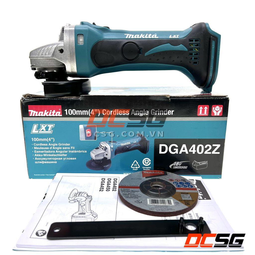 Máy mài góc dùng pin 18v Makita DGA402Z (thân máy, không pin sạc)